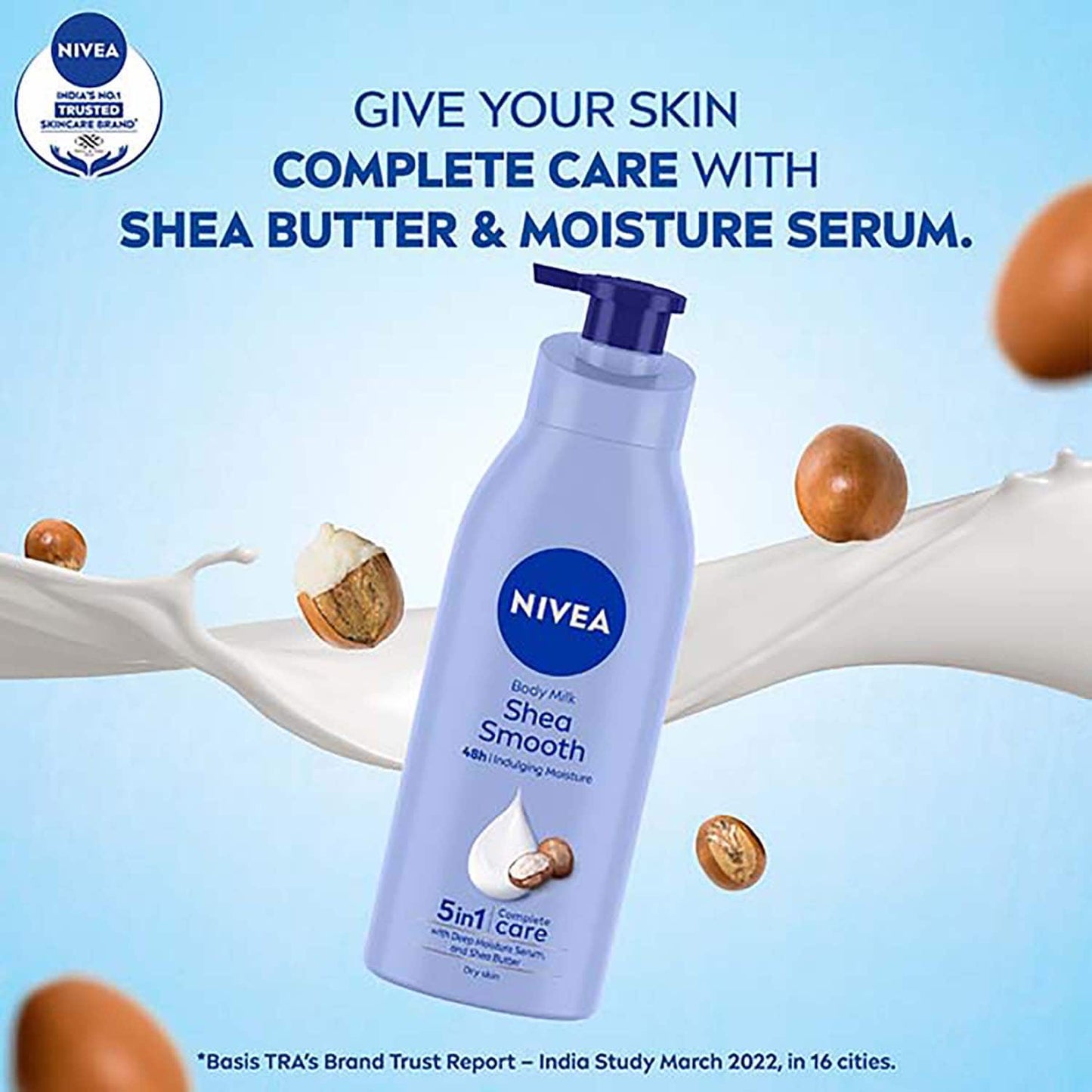 Nivea Shea Smooth Milk Body Lotion (400ml)