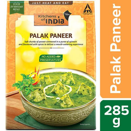 Palak Paneer - ITC Ready To Eat Indian Dish, Just Heat & Eat