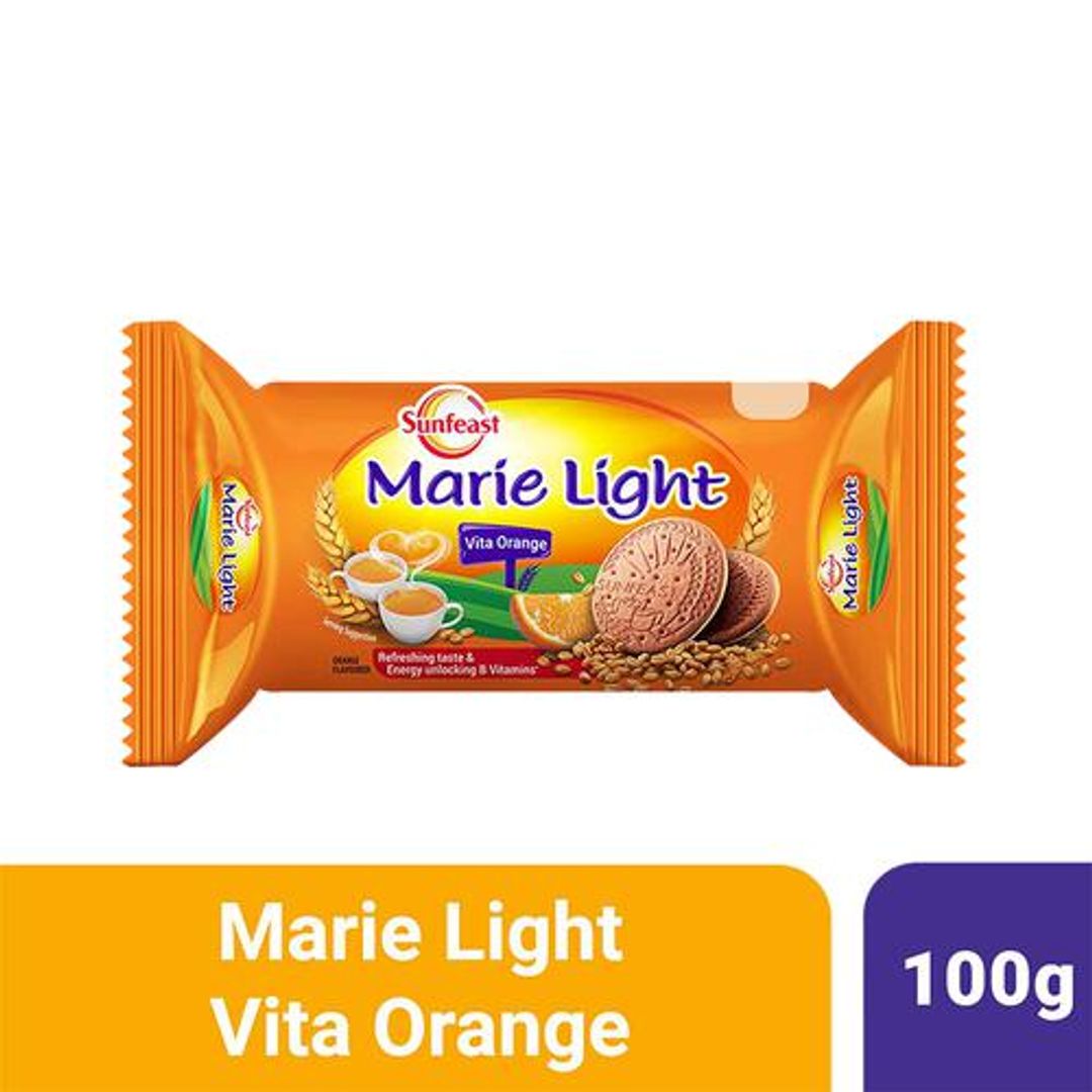 Marie Light Vita Orange Biscuits - Tea Time Partner