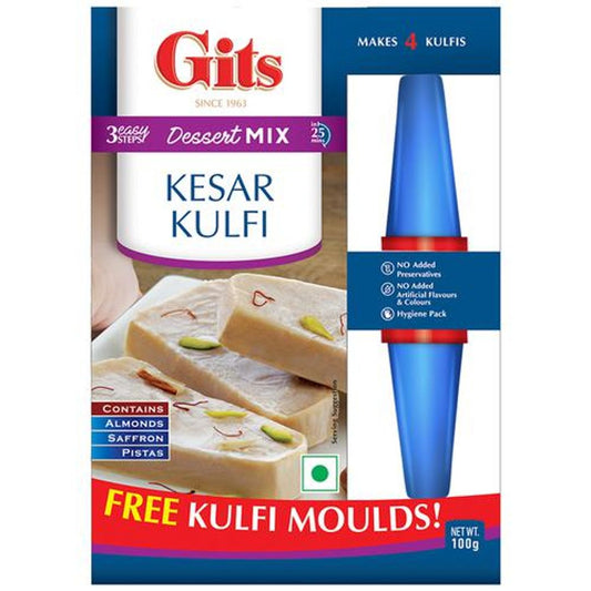 Dessert Mix - Kesar Kulfi, No Added Preservatives, Artificial Colours & Flavours