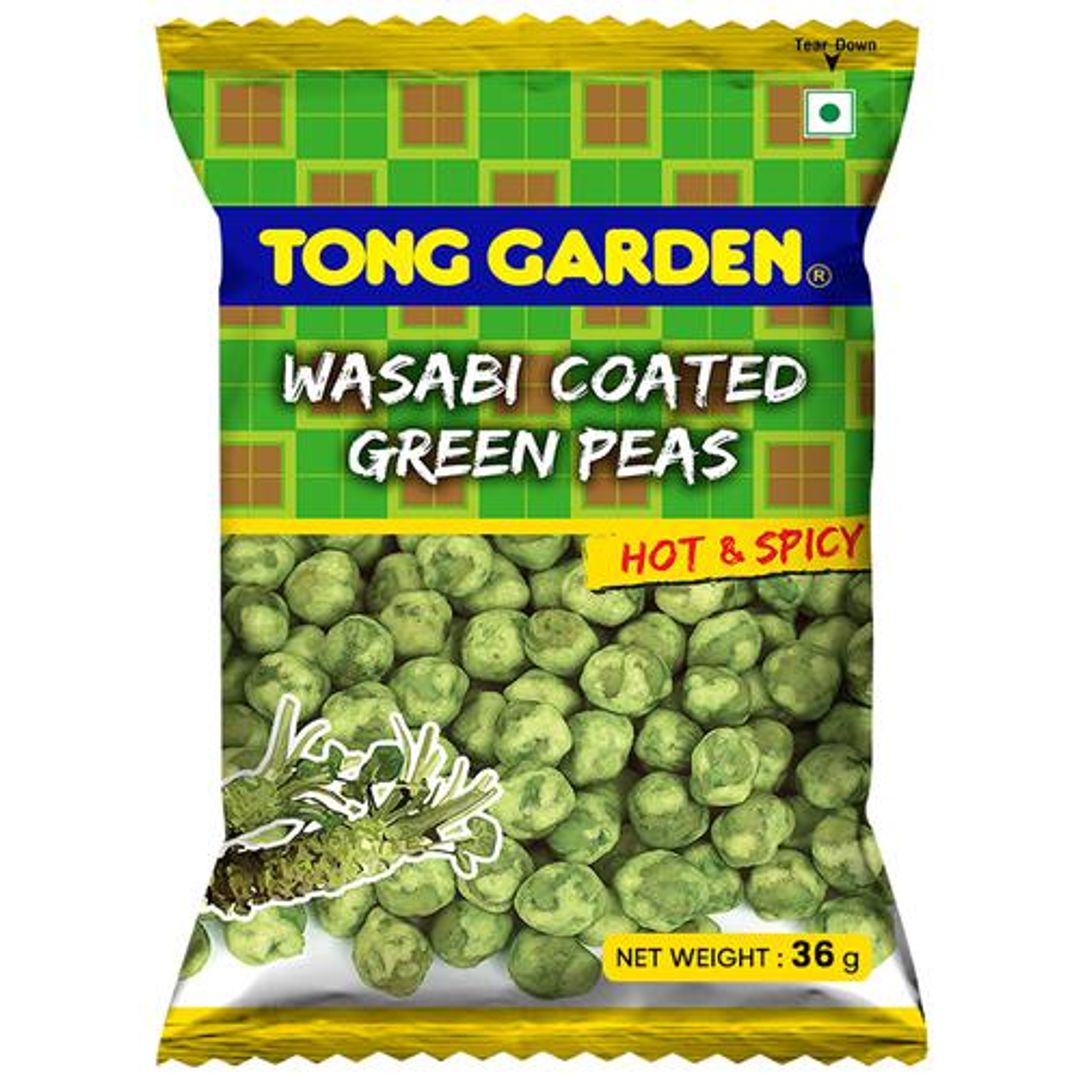 Wasabi Coated Green Peas - Horseradish Flavour, Hot & Spicy