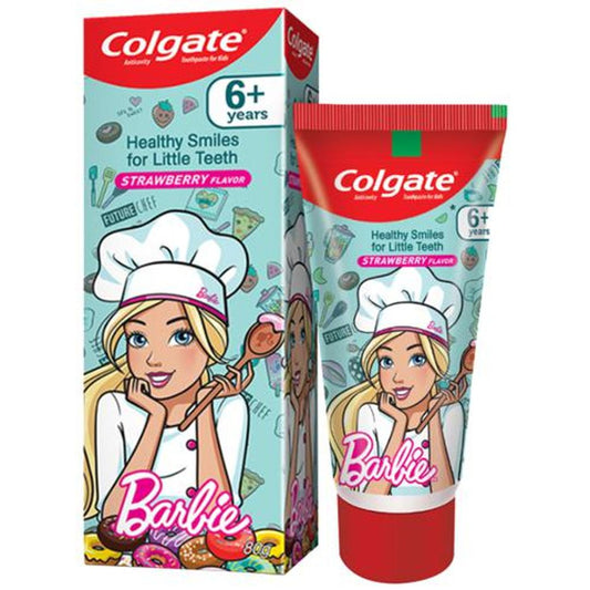 Kids Toothpaste - 6+ Years, Strawberry Flavour, Barbie