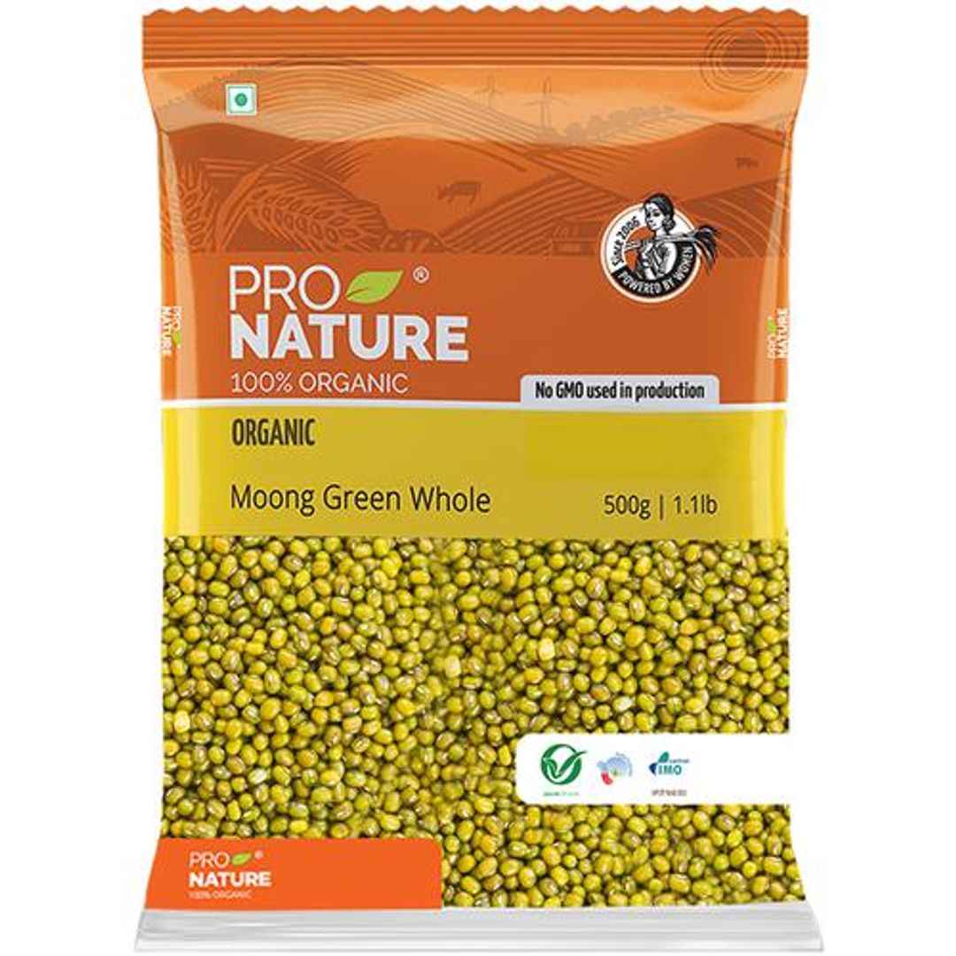 Organic Moong - Green (Whole)