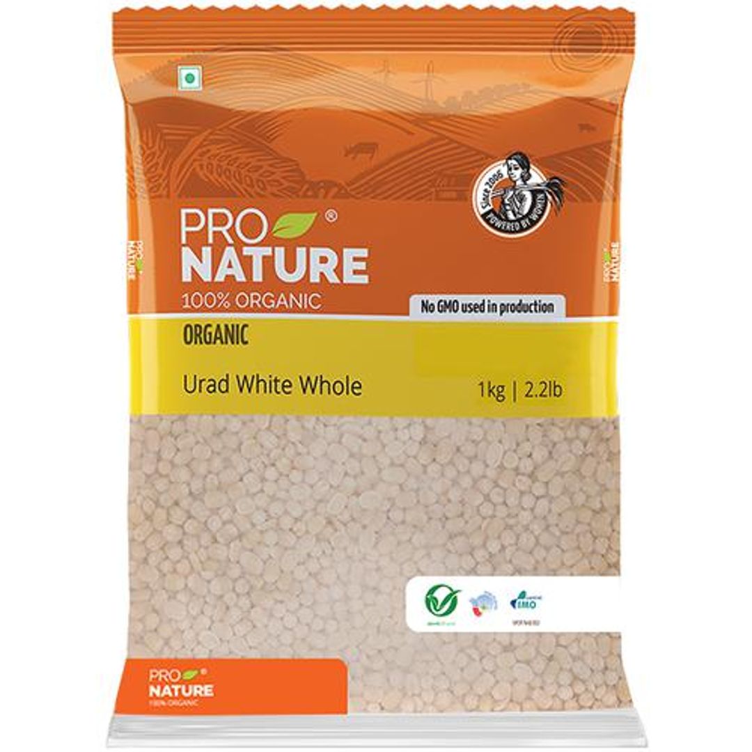 Organic Urad White Whole