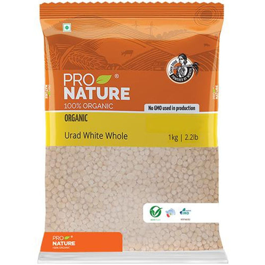 Organic Urad White Whole