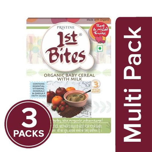 Baby Food - Ragi, Strawberry & Apple Powder, Stage-3, 10-24 Months