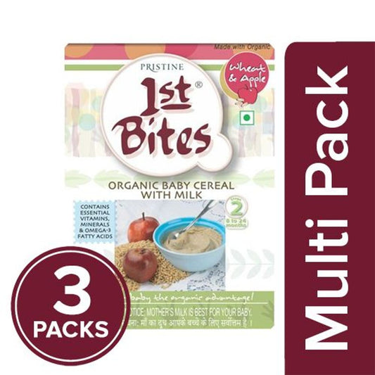 Baby Food - Wheat & Apple Powder, Stage-2, 8-24 Months