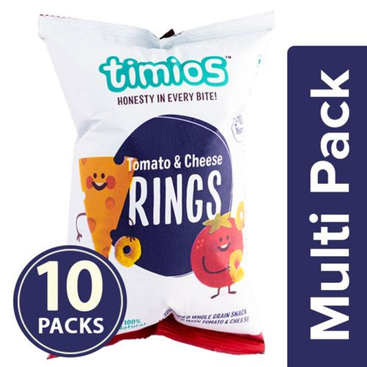 Snacks - Rings, Tomato & Cheese, 2+ Years, 100% Natural & Healthy