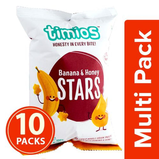 Snacks - Stars, Banana & Honey, 2+ Years, 100% Natural & Healthy