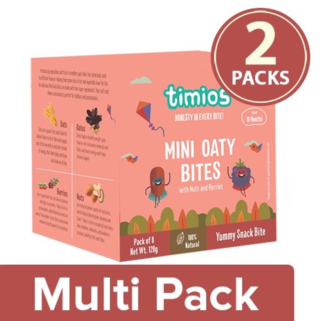 Mini Oaty Bites - Nuts & Berries, 18+ months