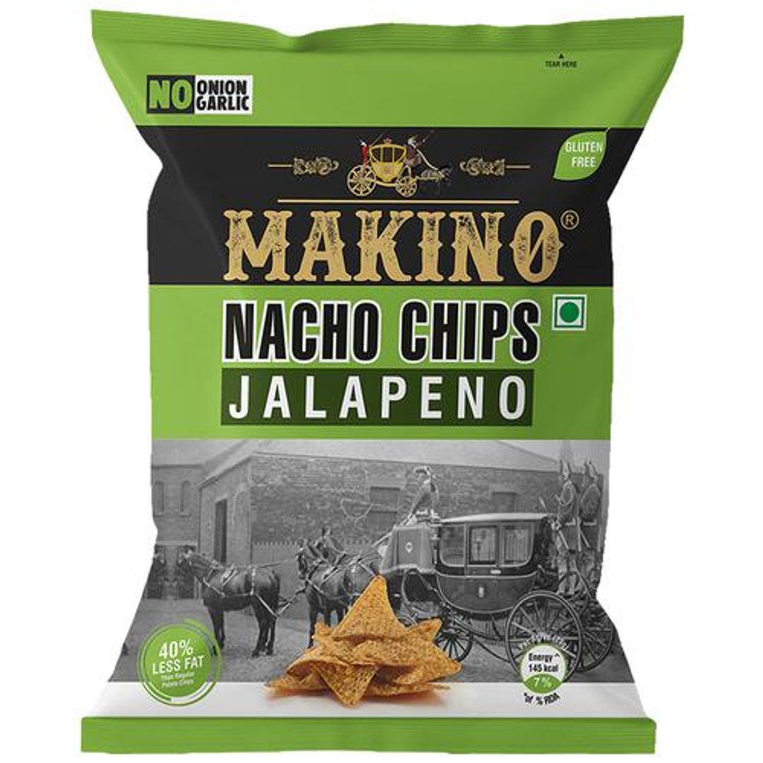 Nacho Chips - Jalapeno, Without Onion & Garlic, No Trans Fat & Cholesterol