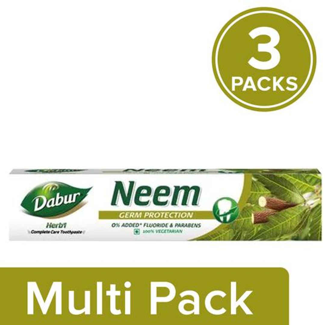 Herb'l Neem Toothpaste - Germ Protection, Flouride Free