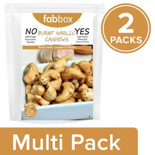 Cashews/Godambis - Burnt Garlic, Roasted, Natural, Rich In Protein & Fibre, Gluten Free