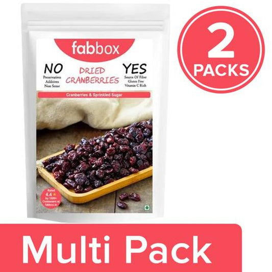 Cranberries - Dried Berries, Natural & Healthy, Rich In Fibre, Vitamins, Minerals