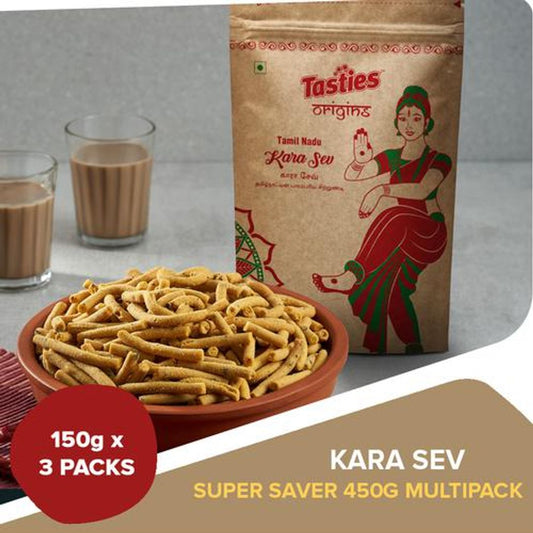 Namkeen - Kara/Spicy Sev, Authentic, Traditional Flavours, Savoury Snack