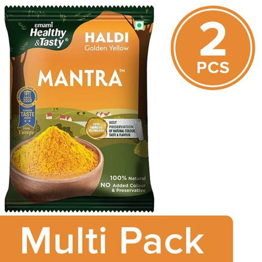 Mantra Haldi/Turmeric Powder 100% Natural, No Added Colour & Preservatives