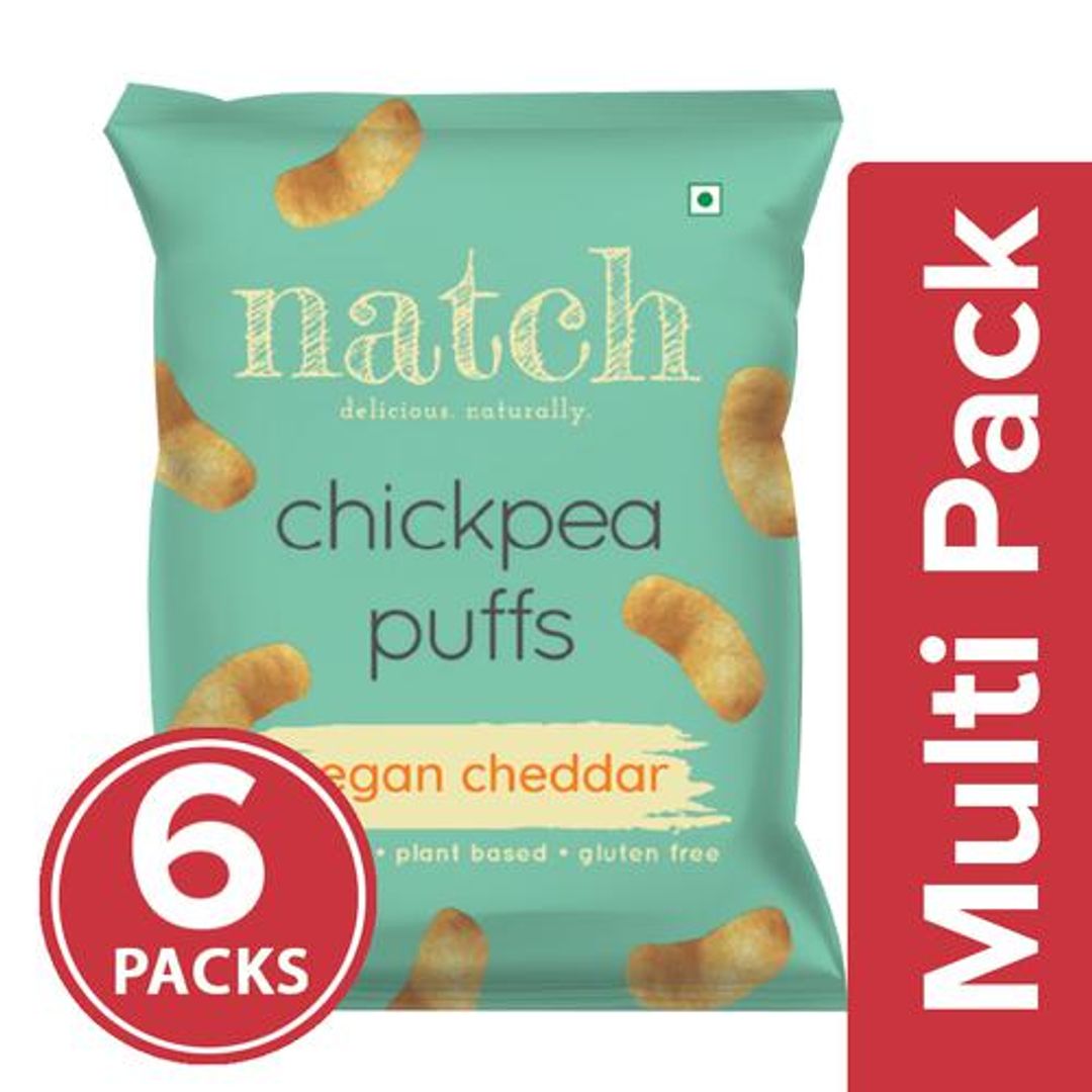 Chickpea Puffs - Vegan Cheddar, All Natural, Plant-Based, Gluten Free