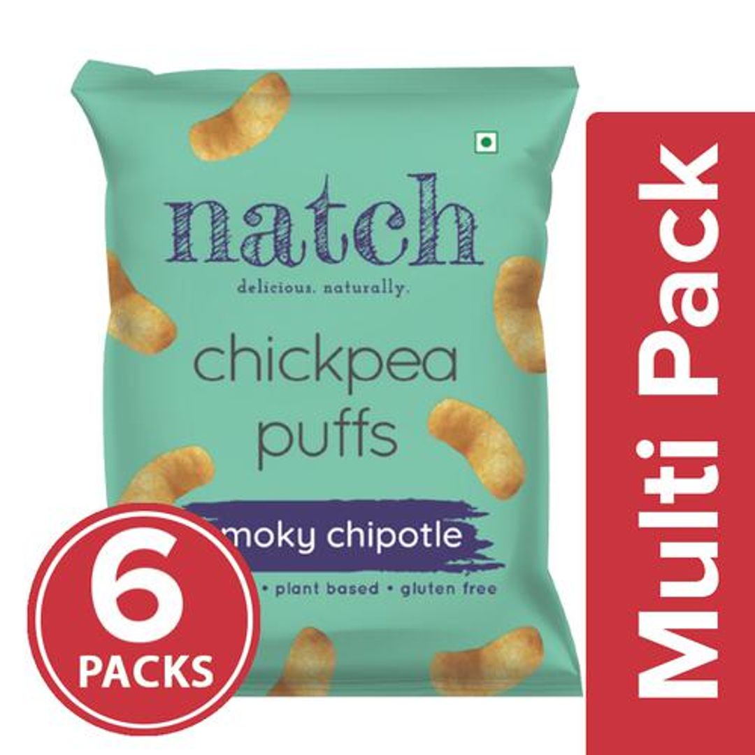 Chickpea Puffs - Smoky Chipotle, All Natural, Plant-Based, Gluten Free