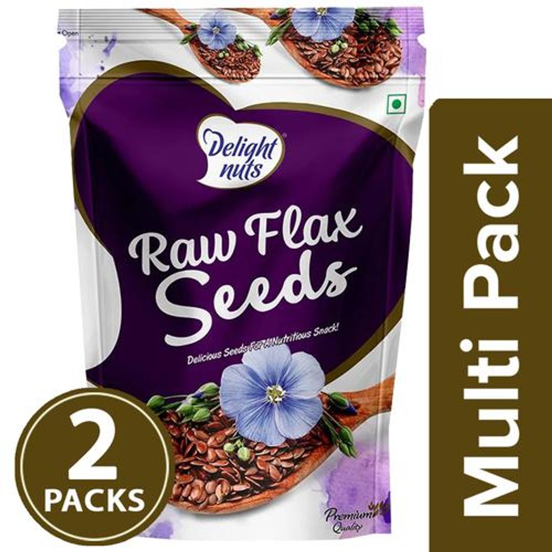 Raw Flax Seeds - Premium, Rich In Nutrients, Delicious & Crunchy