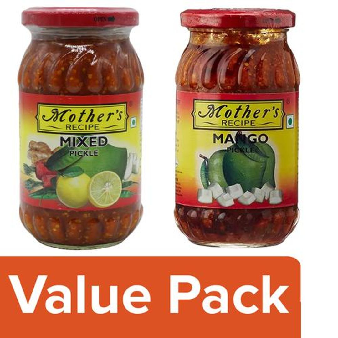 Pickle Mango 400g, Mixed Pickle 400g