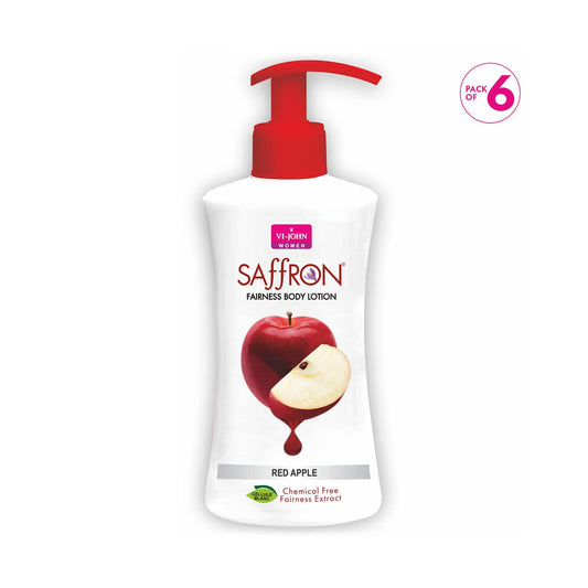 VI-JOHN Red Apple Fairness Body Lotion (Pack of 4)