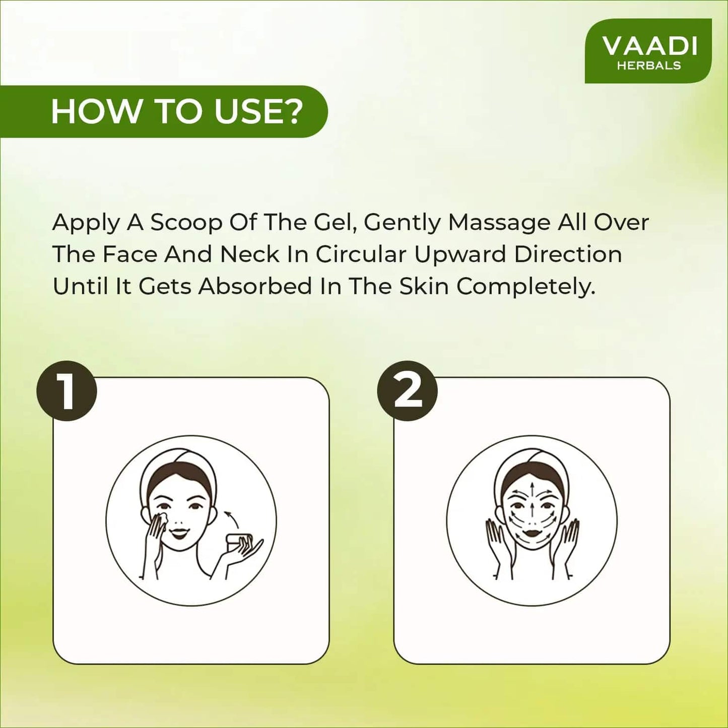 Vaadi Herbals Saffron Skin Whitening Massage Gel (50g)