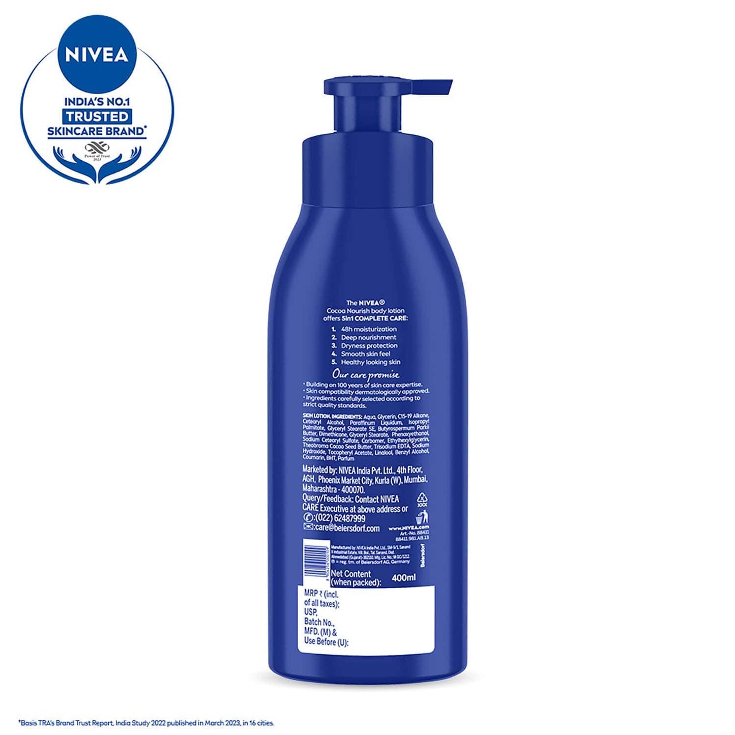 Nivea Cocoa Nourish Oil In Lotion Body Lotion (400ml)