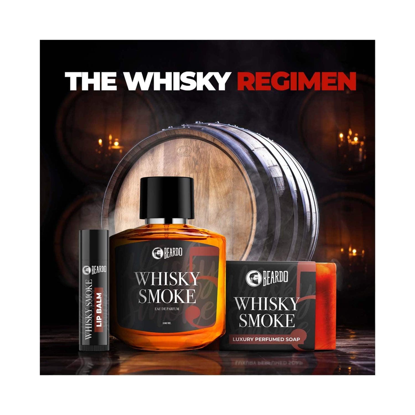 Beardo Men Whisky Smoke Perfumed Luxury Soap (75g)