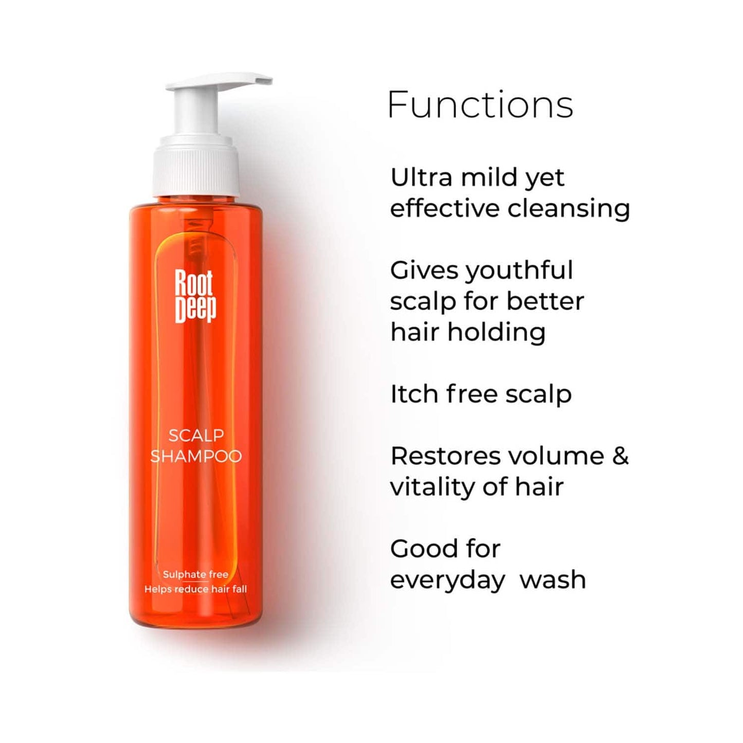 Root Deep Scalp Shampoo For Preventing Hair Loss (200ml)