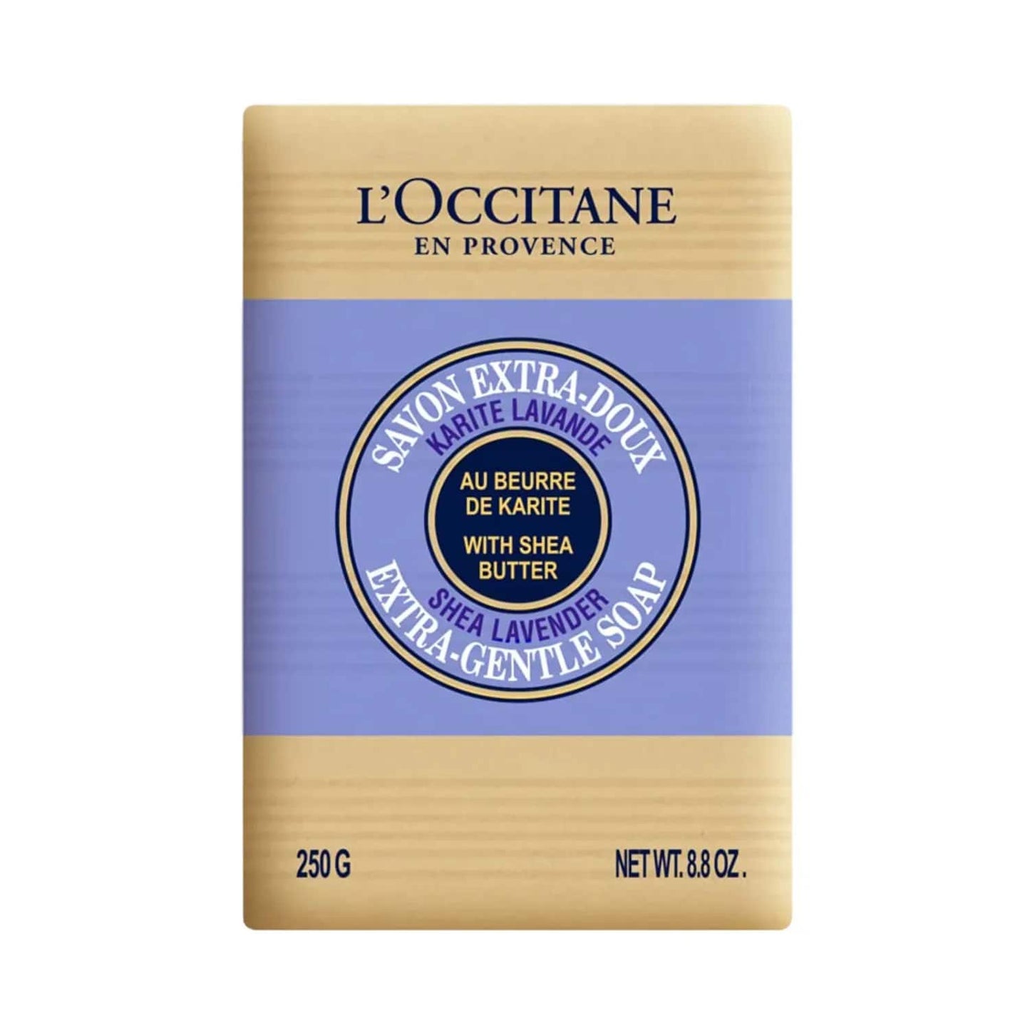 L'occitane Shea Butter Extra Gentle Lavender Soap - (250g)