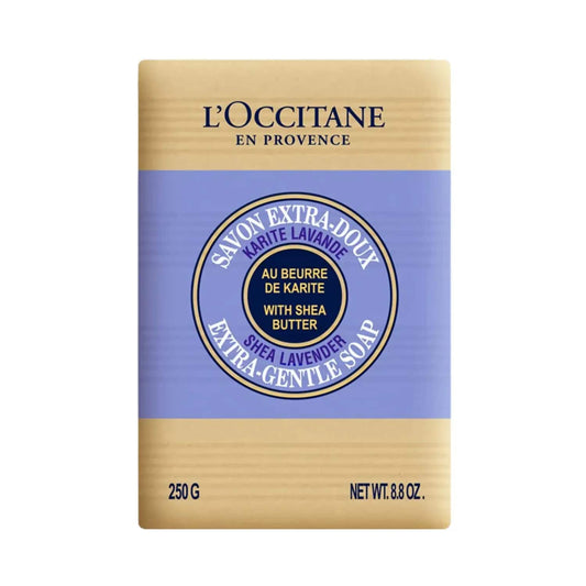 L'occitane Shea Butter Extra Gentle Lavender Soap - (250g)