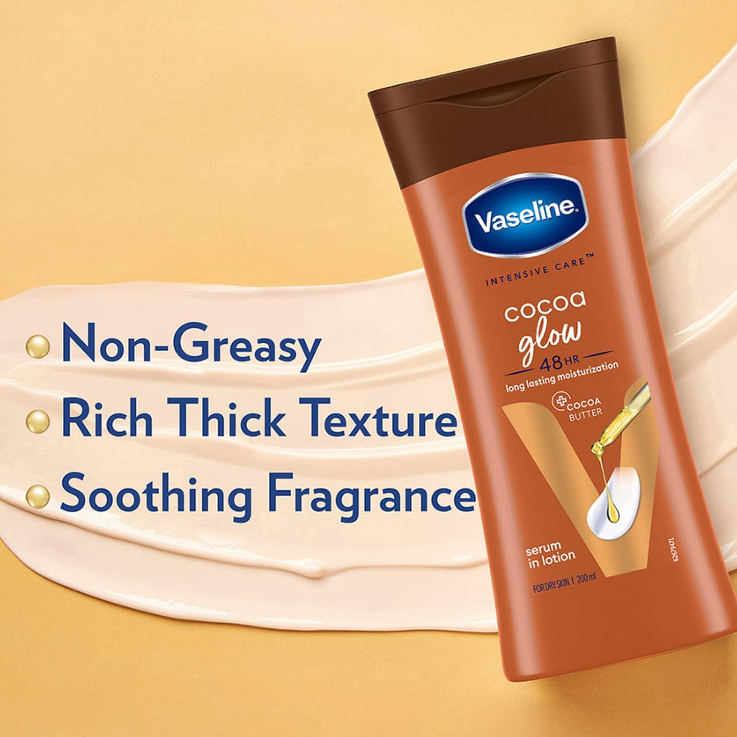 Vaseline Intensive Care Cocoa Glow Body Lotion - (200ml)