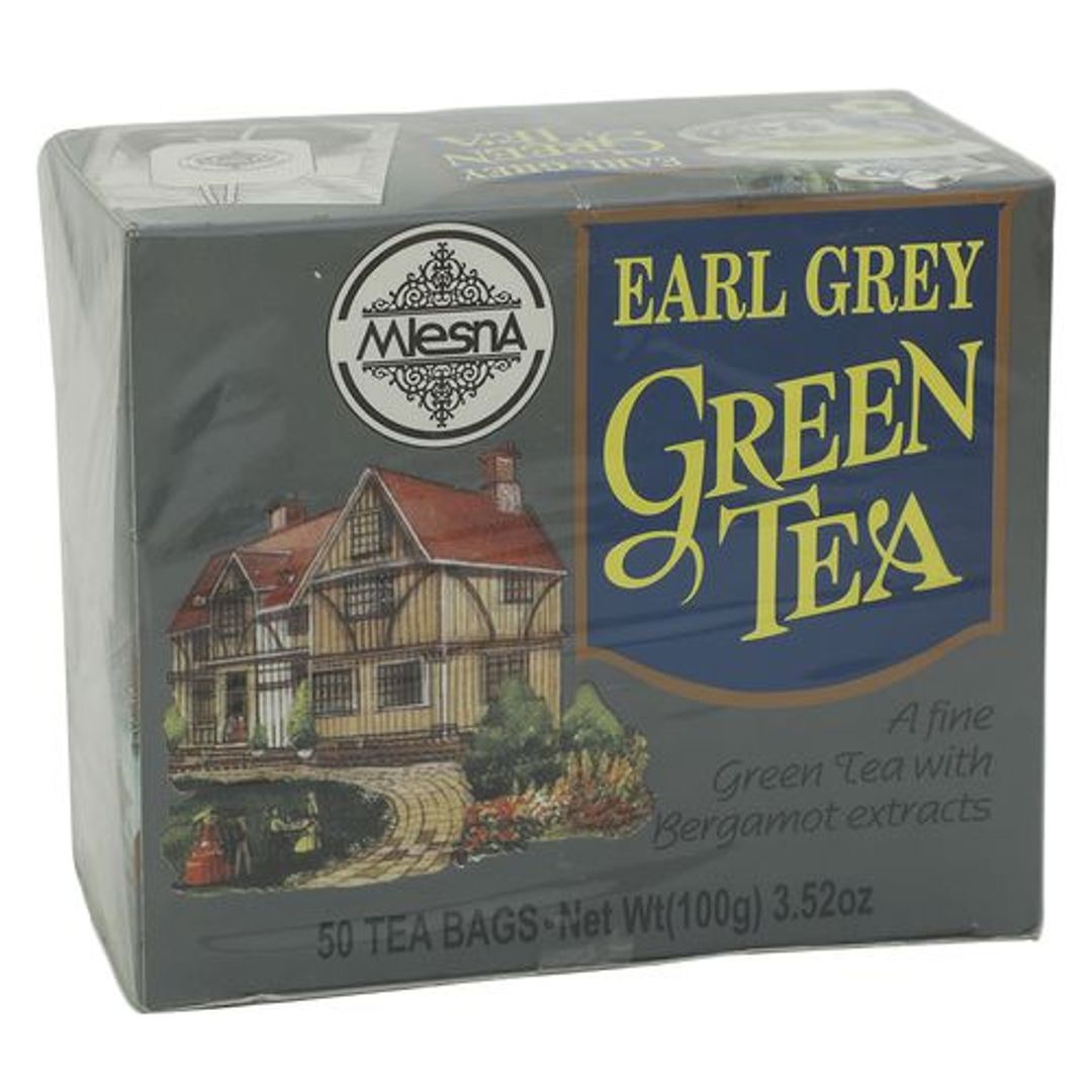 Flavored Green Tea Bags - Earl Grey