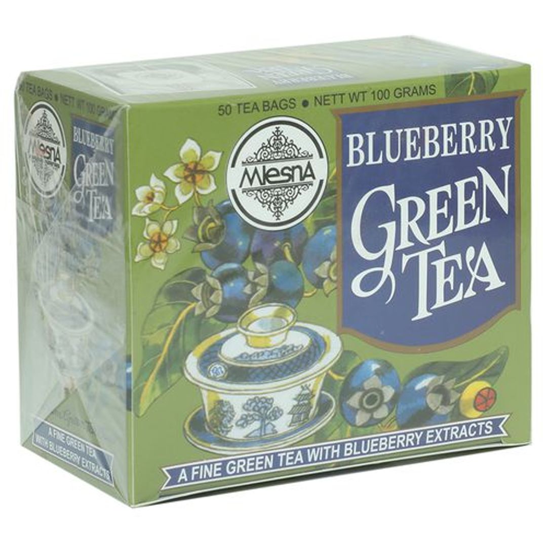 Flavored Green Tea Bags - Blueberry