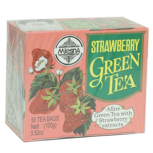 Flavored Green Tea Bags - Strawberry