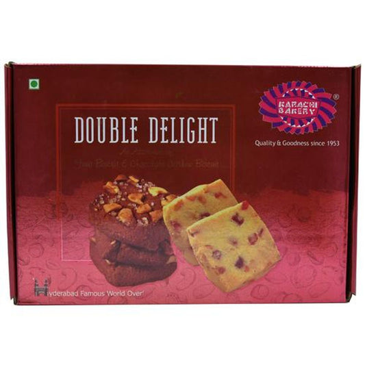 Double Delight - Chocolate, Cashew & Fruits Biscuits