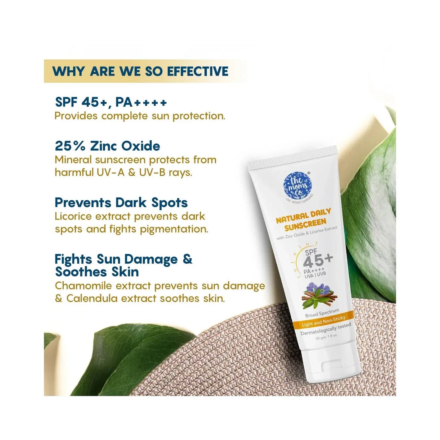 The Mom's Co. Sunscreen for Women & Men (50g)