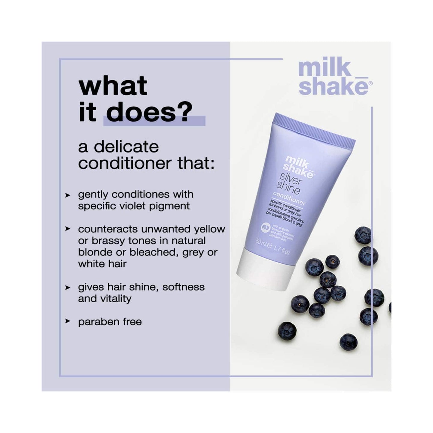 Milk Shake Silver Shine Conditioner (50ml)