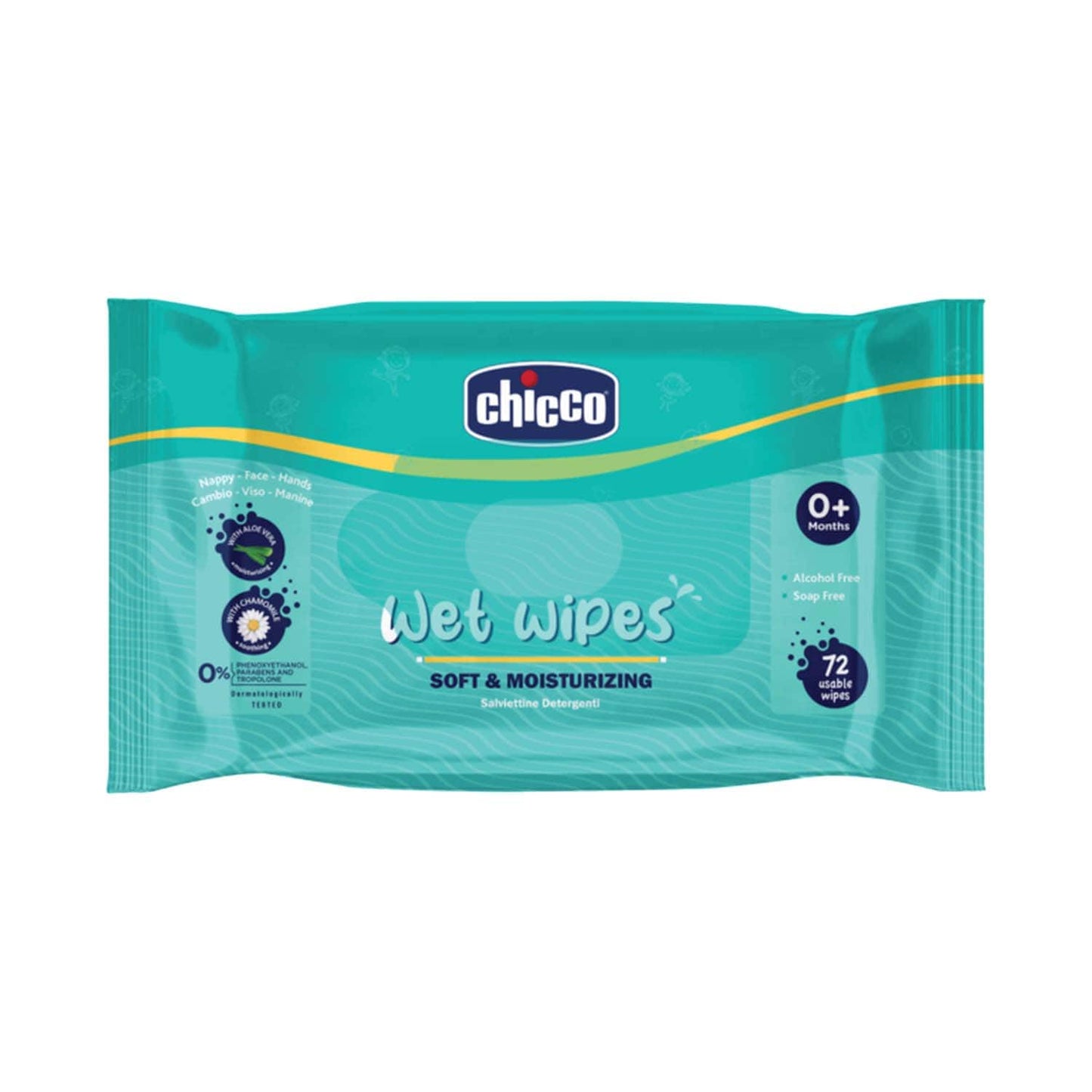 Chicco Wet Wipes (72 Pcs)