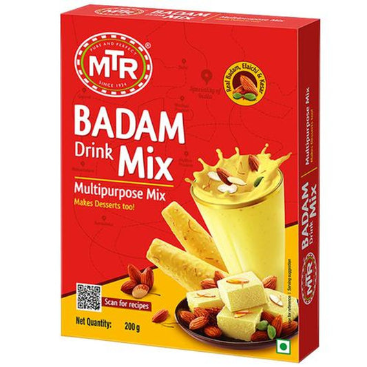 Badam Drink Mix - Real Badam, Elaichi & Kesar