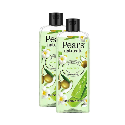 Pears Naturale Detoxifying Aloevera Bodywash Pack Of 2 Combo