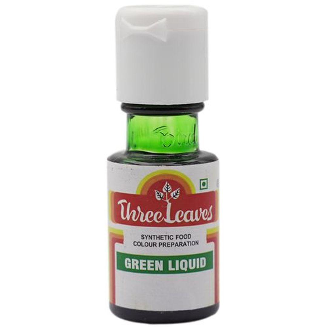 Synthetic Food Color Preparation - Green Liquid