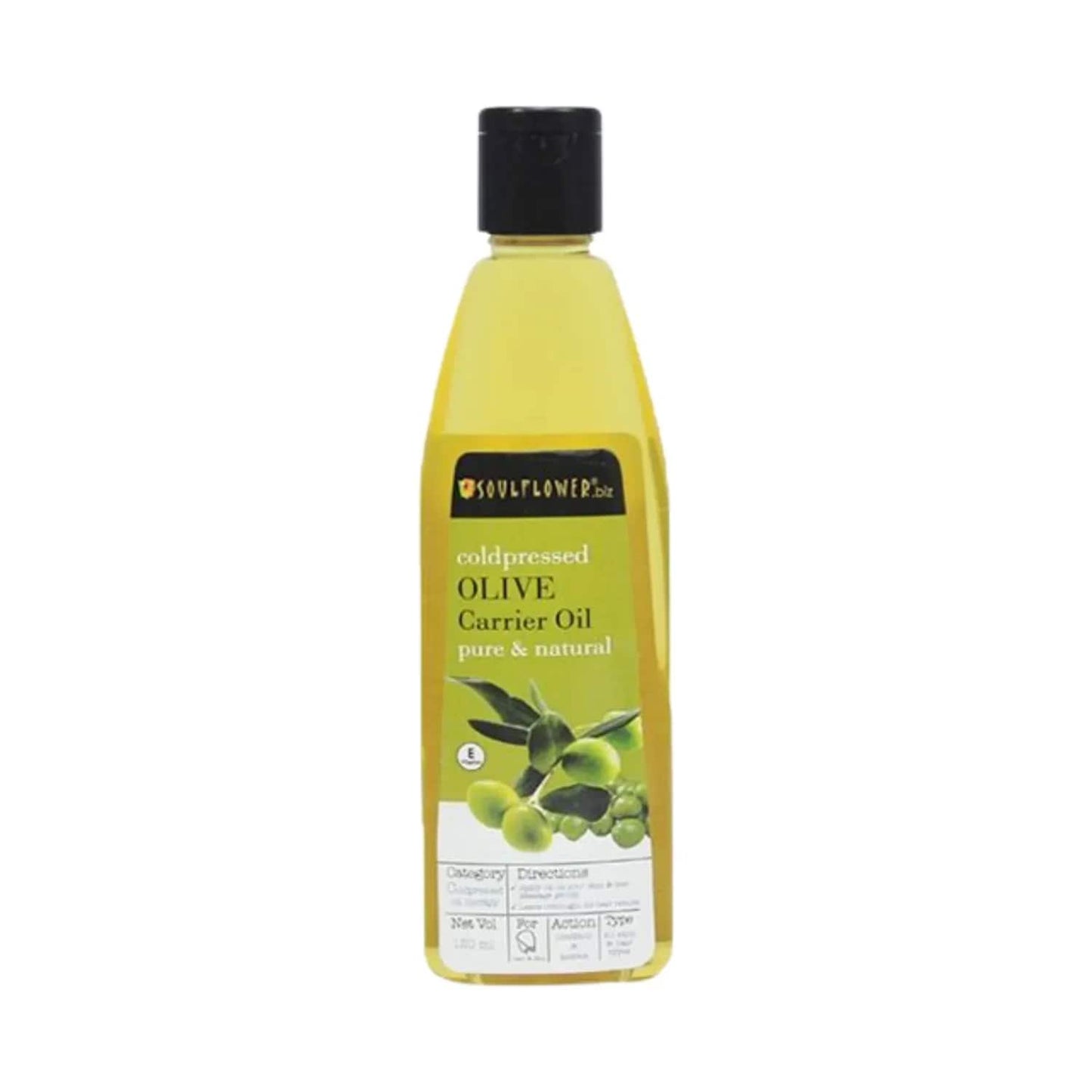 Soulflower Cold Pressed Olive Oil - (120ml)