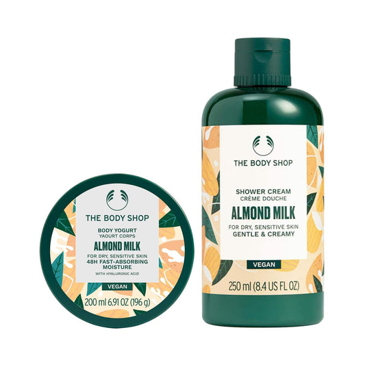 The Body Shop Almond Milk & Honey Body Cream & Yogurt Combo