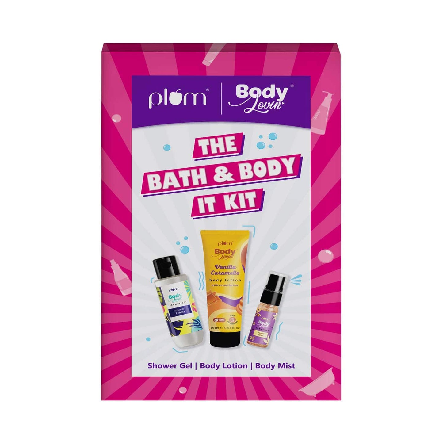 Plum Bodylovin' The Bath & Body It Kit Trio - (3 Pcs)