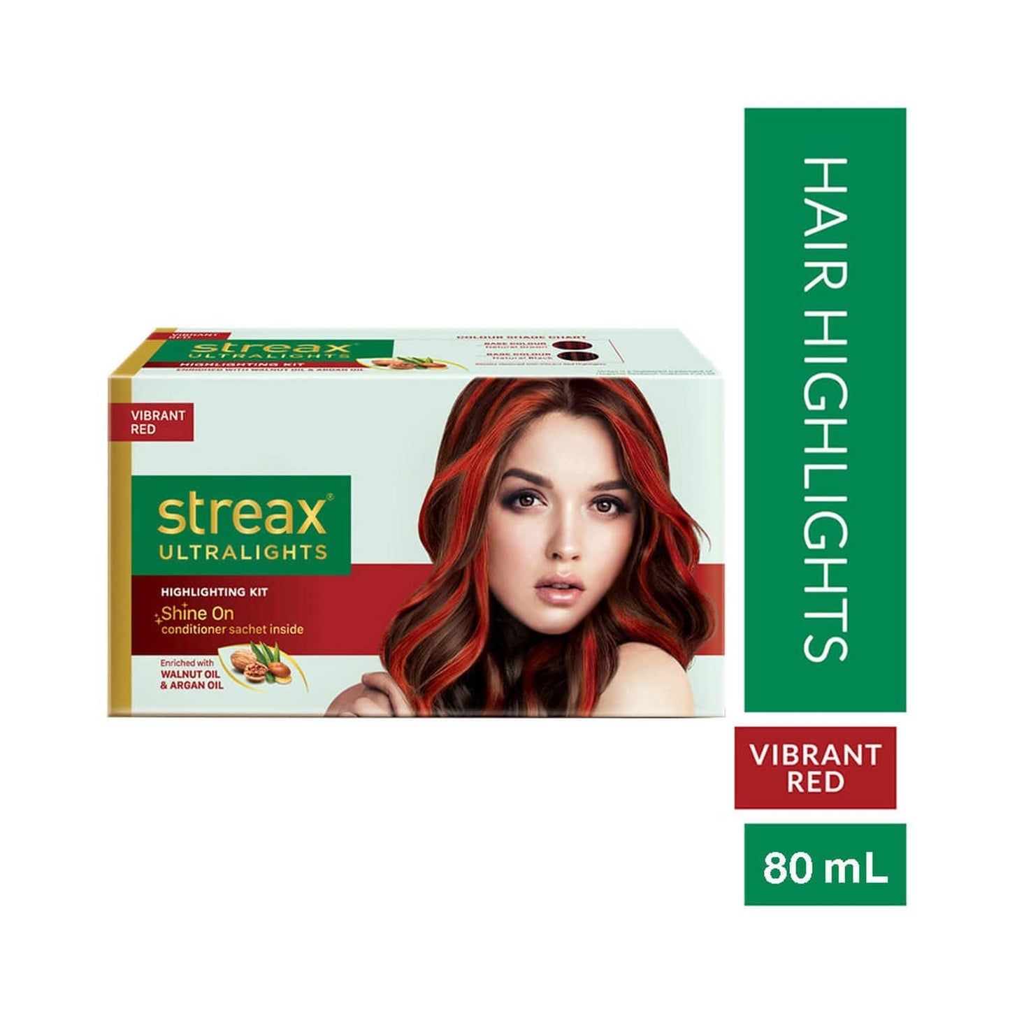 Streax Ultralights Highlighting Kit - Vibrant Red (40gm+40ml)