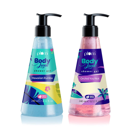 Plum Beachy & Floral Shower Gel Duo Combo