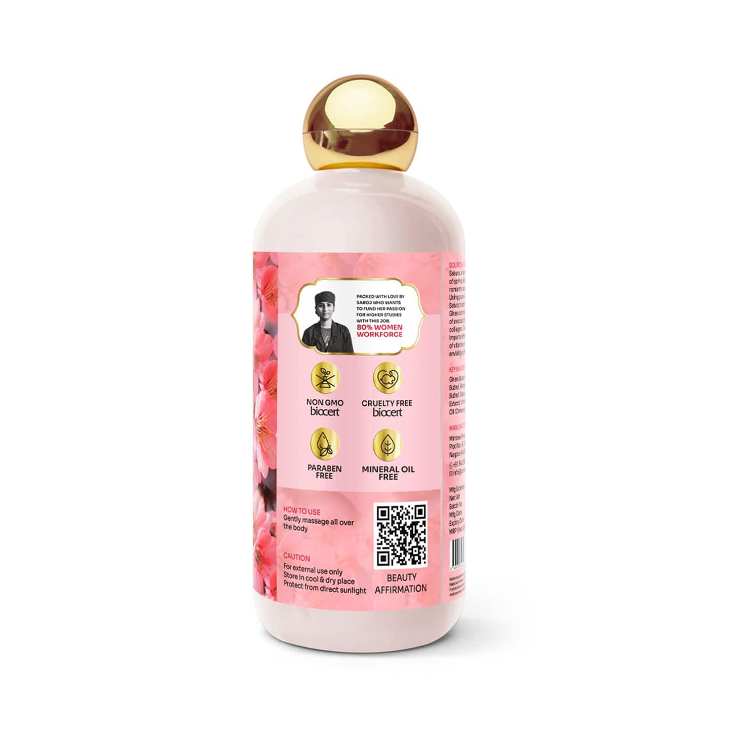 Vedic Valley Sakura Natural Body Lotion - (300ml)