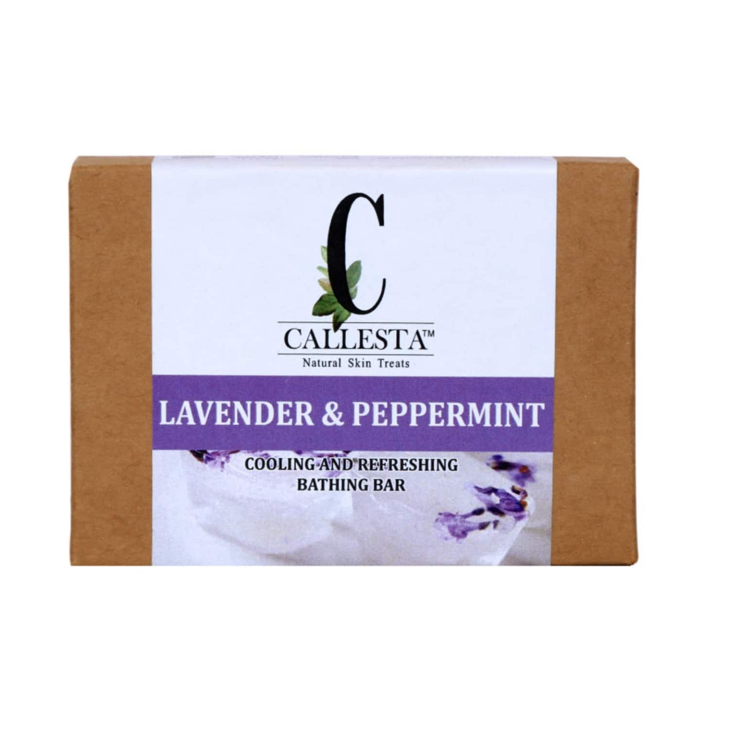 Callesta Refreshing Lavender & Peppermint Bathing Bar (100g)