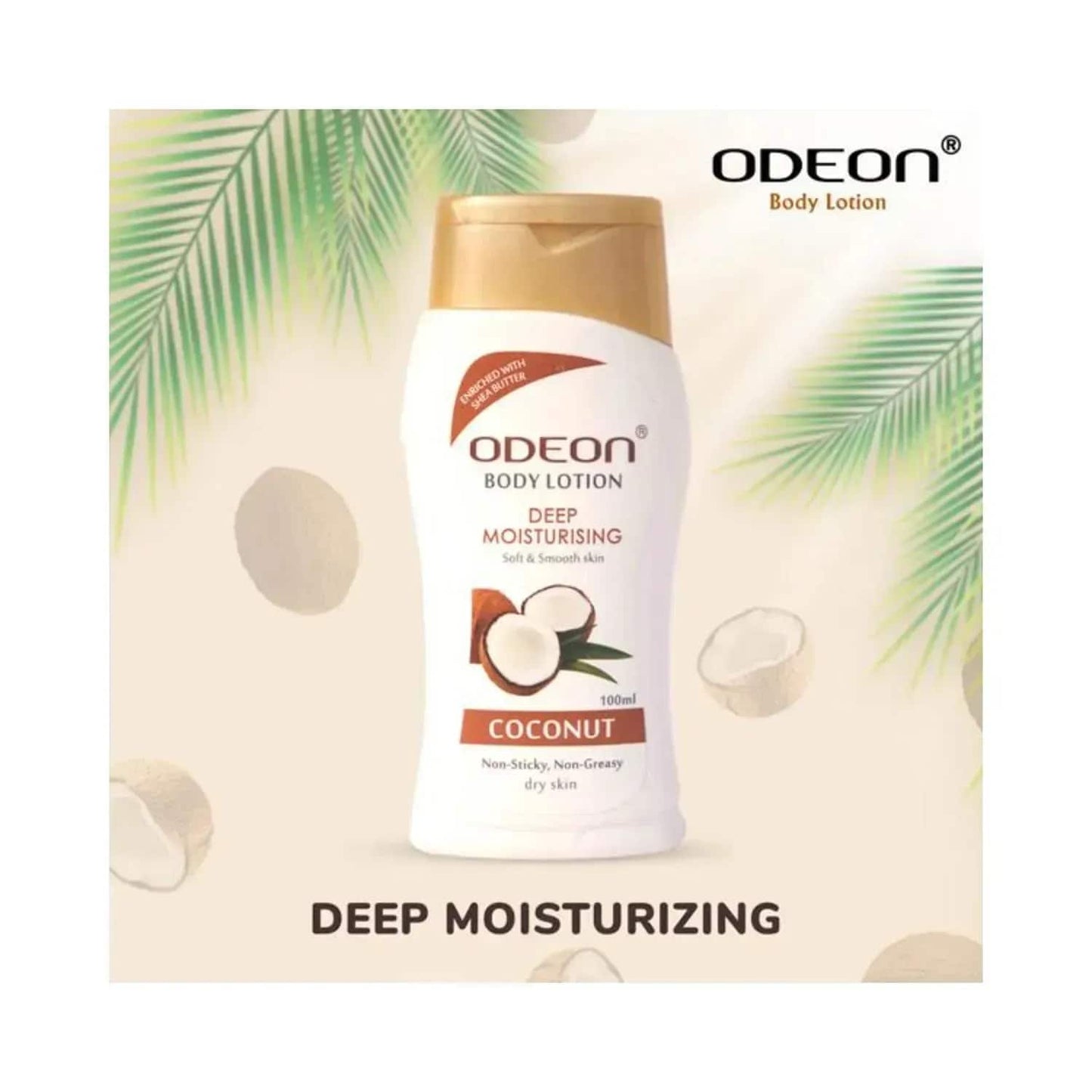 ODEON Deep Moisturising Coconut Body Lotion - (100ml)